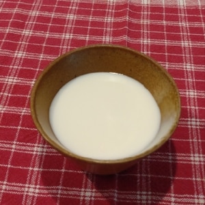 梅シロップ×甘酒ホットミルク